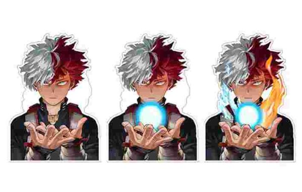 SHOTO TODOROKI - AUTOCOLLANT ANIME 3D