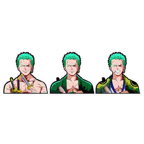 zoro 3d sticker